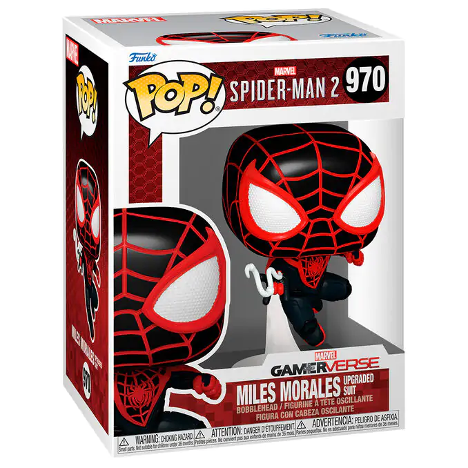 Funko POP figura Marvel Spiderman 2 Miles Morales Upgraded Suit fotografija proizvoda