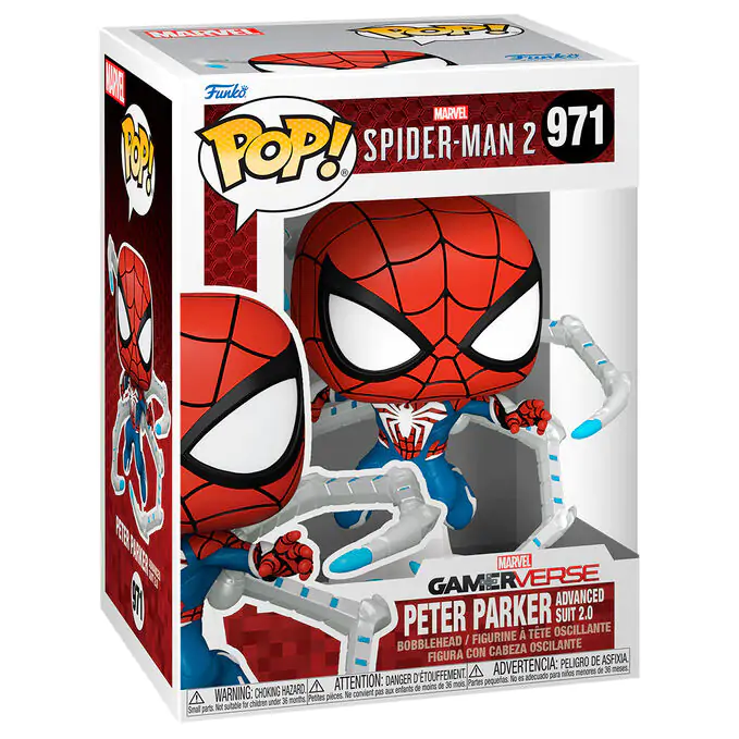 Funko POP figura Marvel Spiderman 2 Peter Parker Advanced Suit 2.0 fotografija proizvoda