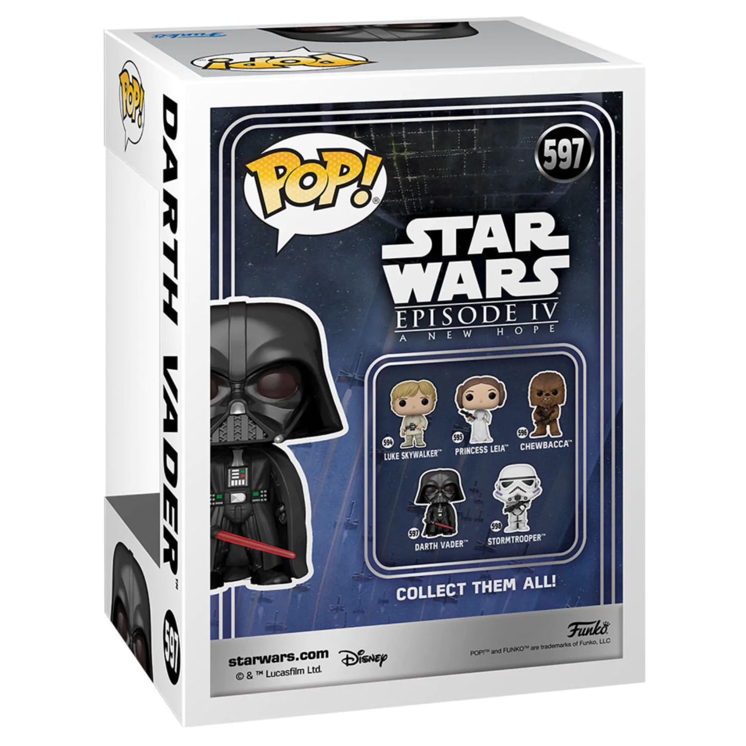 Star Wars New Classics POP! Star Wars Vinyl Figura Darth Vader 9 cm fotografija proizvoda