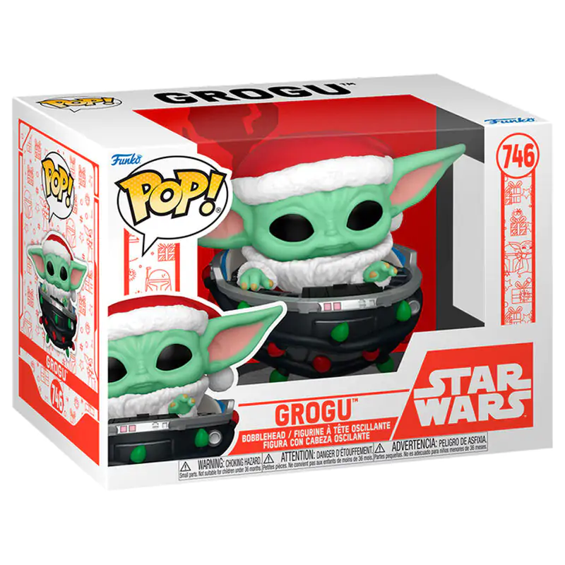 Funko POP figura Star Wars Grogu with Santa Hat u dječjim kolicima fotografija proizvoda