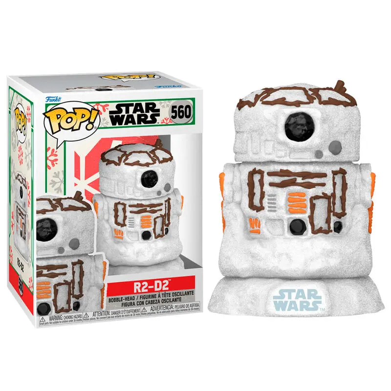 Star Wars Holiday 2022 POP! Heroes Vinyl figura R2-D2 9 cm fotografija proizvoda