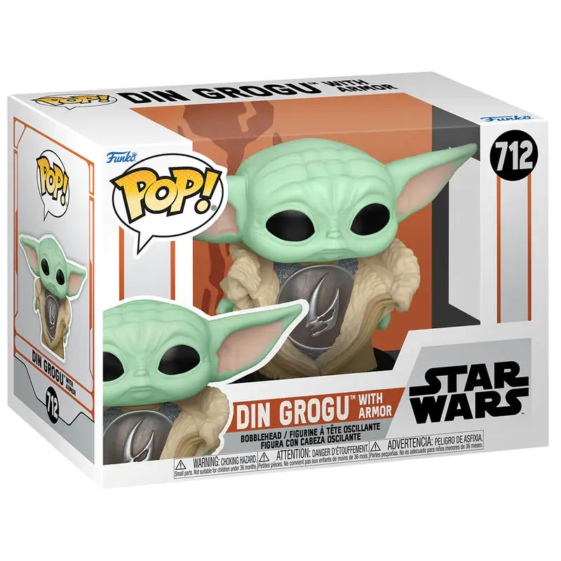 Funko POP figura Star Wars The Mandalorian Din Grogu with Armor fotografija proizvoda