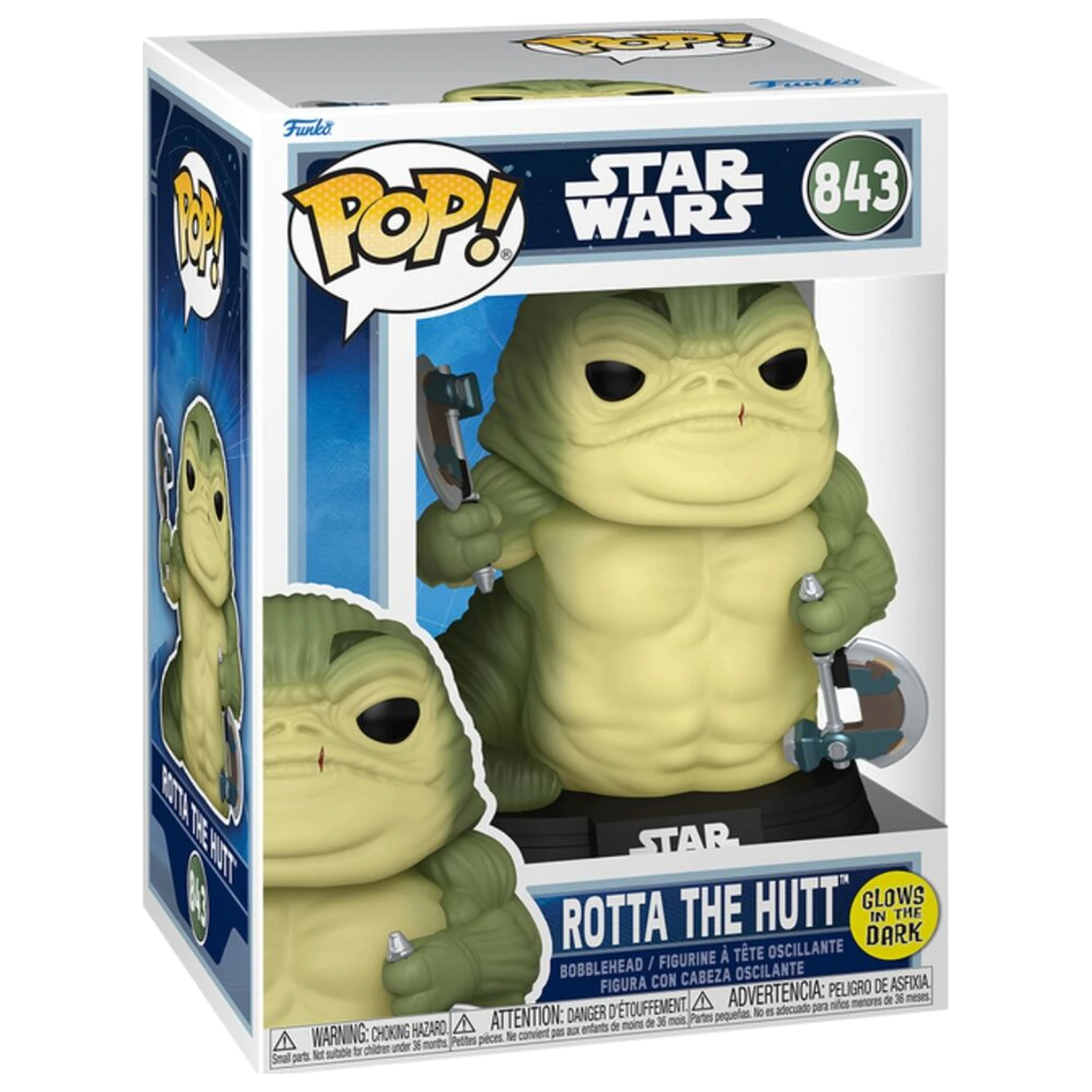 Funko POP figurica Star Wars: The Mandalorian & Grogu - Rotta the Hutt fotografija proizvoda