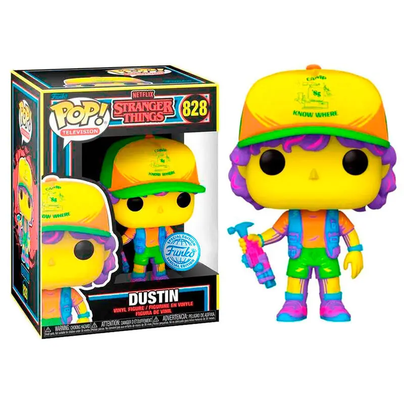 POP figurica Stranger Things Dustin in Beef Black Light Exclusive fotografija proizvoda