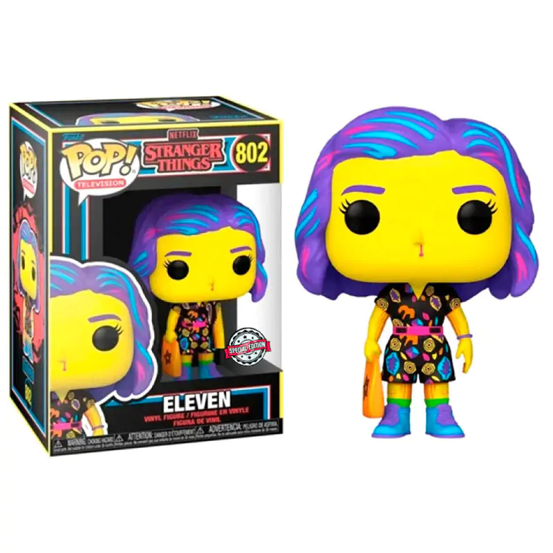 POP figurica Stranger Things Eleven in Mall Outfit Black Light Exclusive fotografija proizvoda