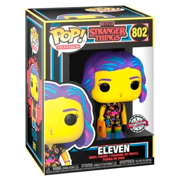 POP figurica Stranger Things Eleven in Mall Outfit Black Light Exclusive fotografija proizvoda