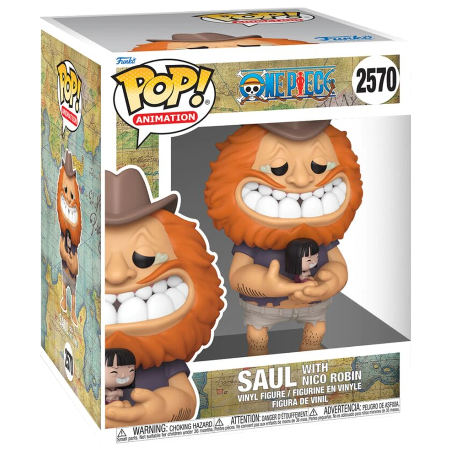 Funko POP figura Super One Piece Saul With Nico Robin fotografija proizvoda