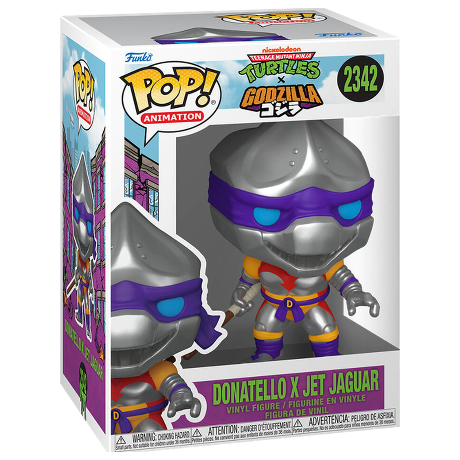 Funko POP figura Teenage Mutant Ninja Turtles x Godzilla - Donatello x Jet Jaguar fotografija proizvoda
