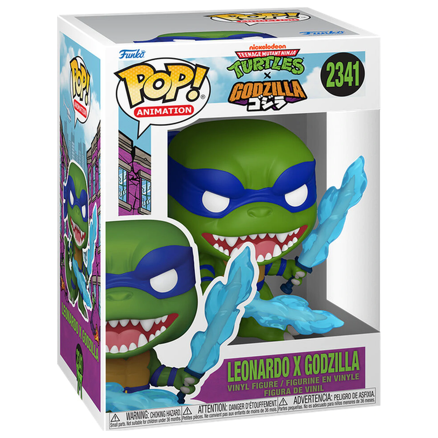 Funko POP figura Teenage Mutant Ninja Turtles x Godzilla - Leonardo X Godzilla fotografija proizvoda
