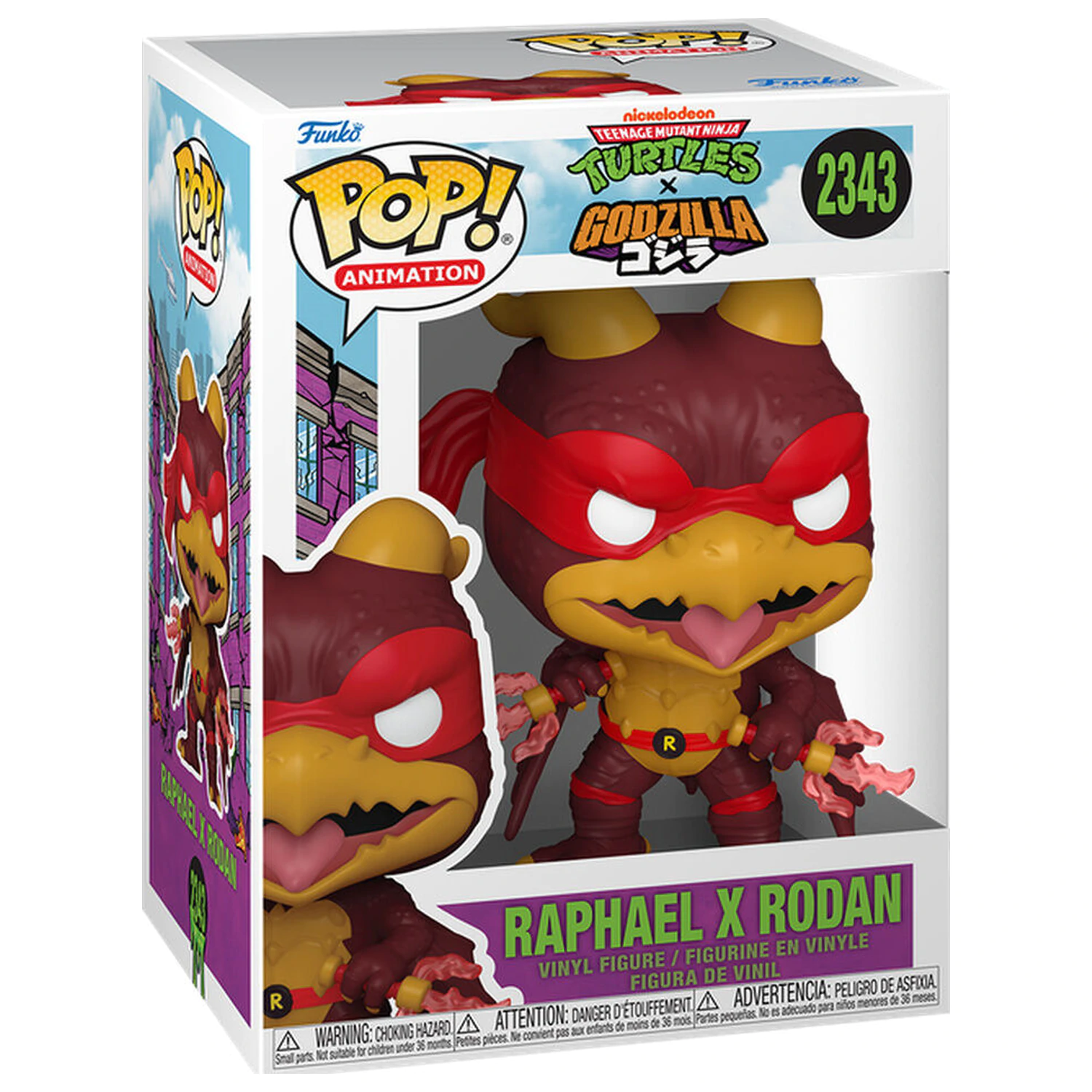 Funko POP figurica Teenage Mutant Ninja Turtles x Godzilla - Raphael X Rodan fotografija proizvoda