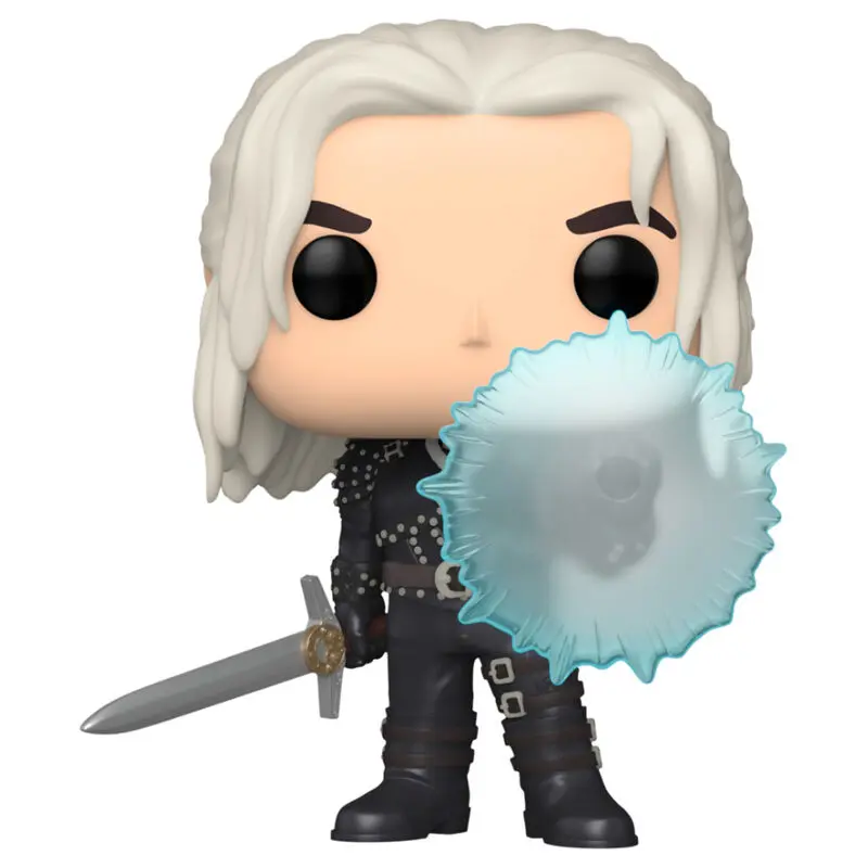 The Witcher POP! TV Vinilna Figura Geralt (Štit) 9 cm fotografija proizvoda