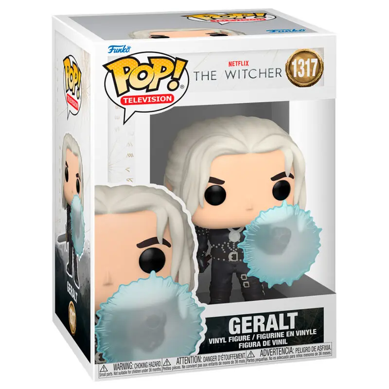 The Witcher POP! TV Vinilna Figura Geralt (Štit) 9 cm fotografija proizvoda