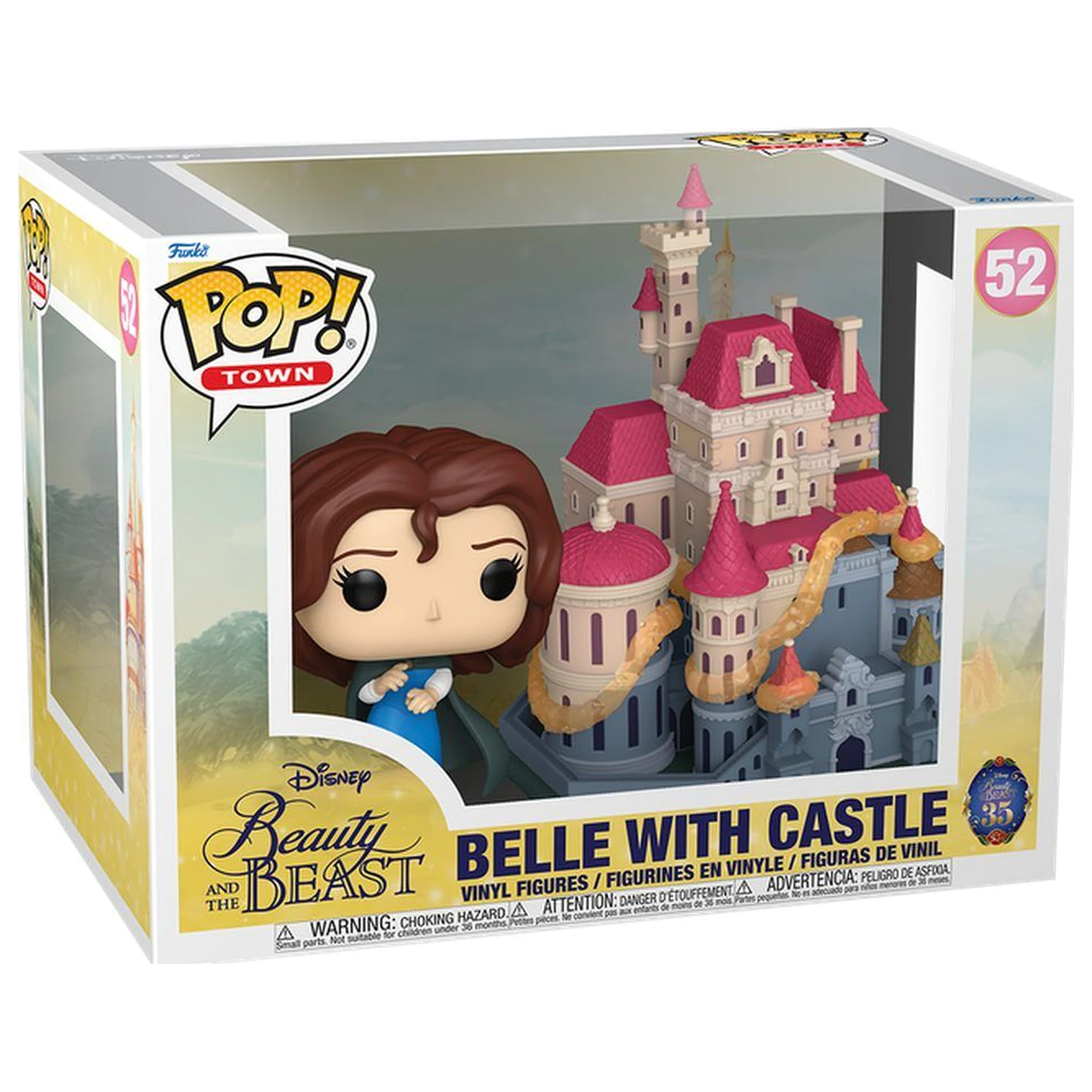Funko POP figura Town Disney Beauty And The Beast Towns Belle with Castle fotografija proizvoda
