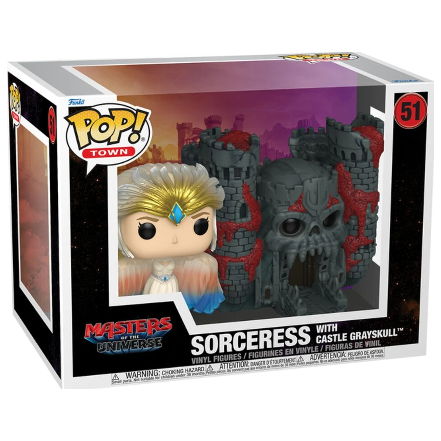 Funko POP figure Town Masters of the Universe Sorceress with Castle Grayskull Live Action fotografija proizvoda