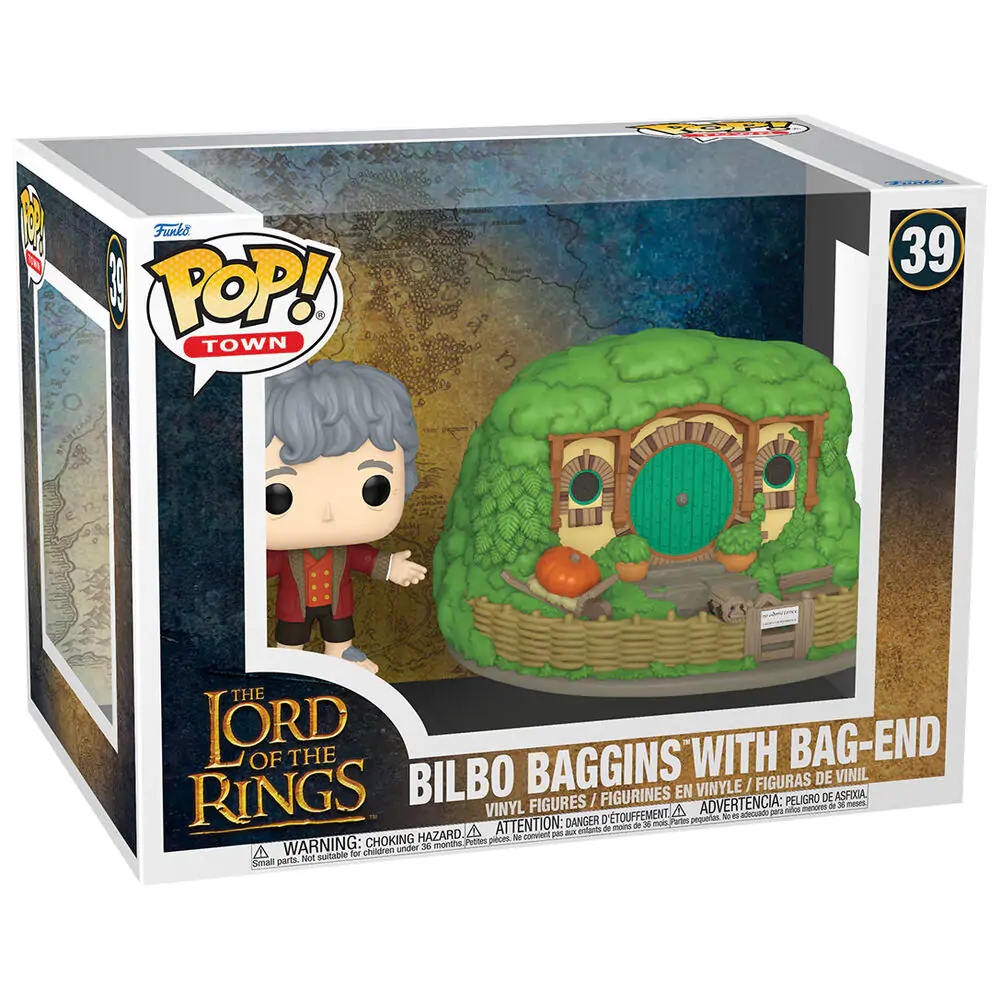 Funko POP figura Town The Lord of the Rings Bilbo Baggins with Bag-End fotografija proizvoda