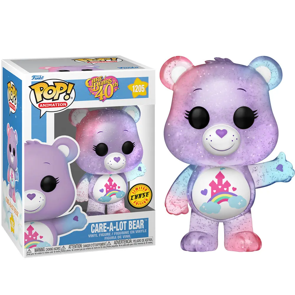 POP figura Care Bears 40th Anniversary Care a Lot Bear Chase fotografija proizvoda