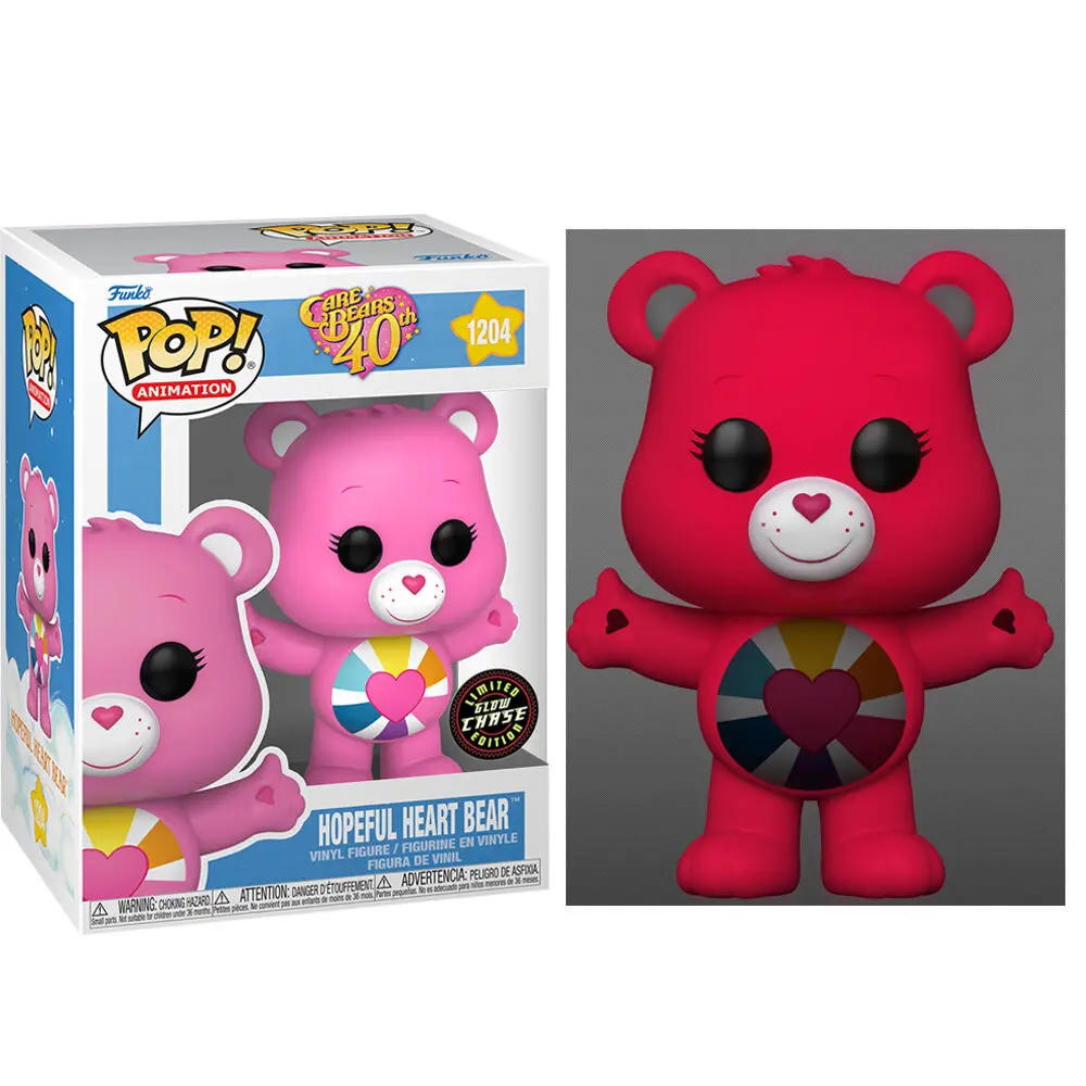 POP figura Care Bears 40th Anniversary Hopeful Heart Bear Chase fotografija proizvoda