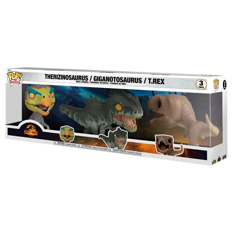 POP pakiranje 3 figure Jurassic World fotografija proizvoda