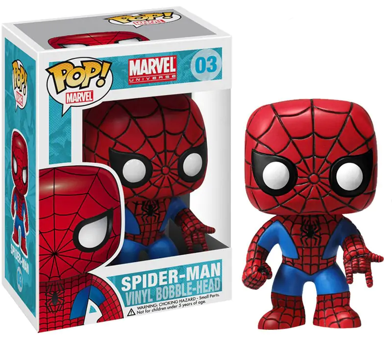 Marvel Comics POP! Vinilna Figura Spider-Man 9 cm fotografija proizvoda