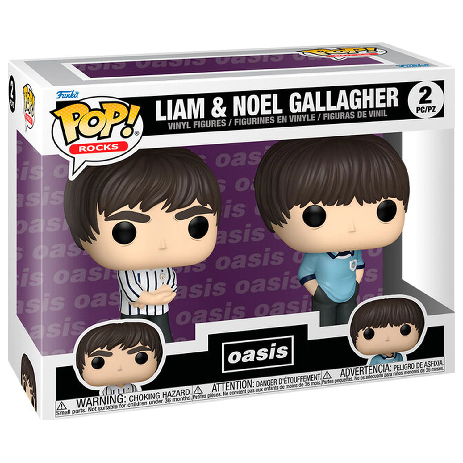 Funko POP pakiranje 2 figure Oasis Liam & Noel Gallagher fotografija proizvoda