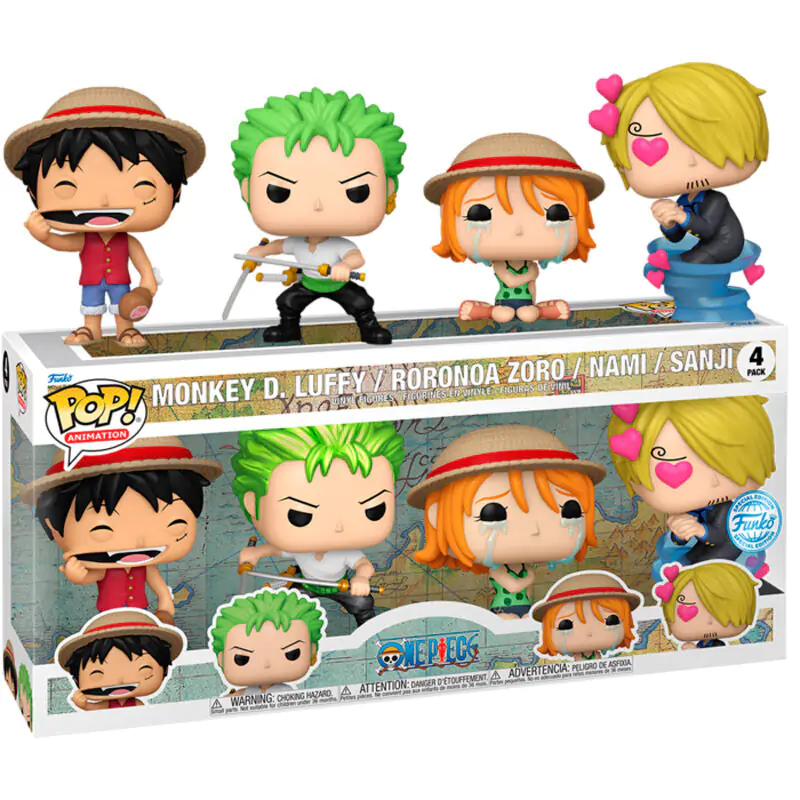 Funko POP pakiranje 4 figure One Piece Exclusive fotografija proizvoda