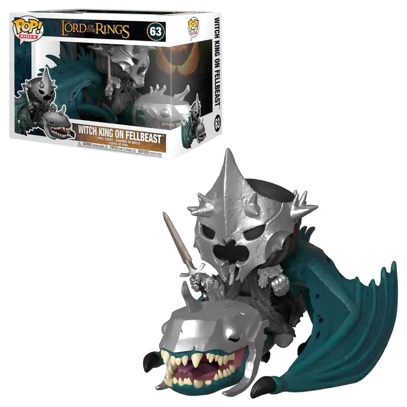 Lord of the Rings POP! Rides Vinyl Figura Witch King & Fellbeast 15 cm fotografija proizvoda