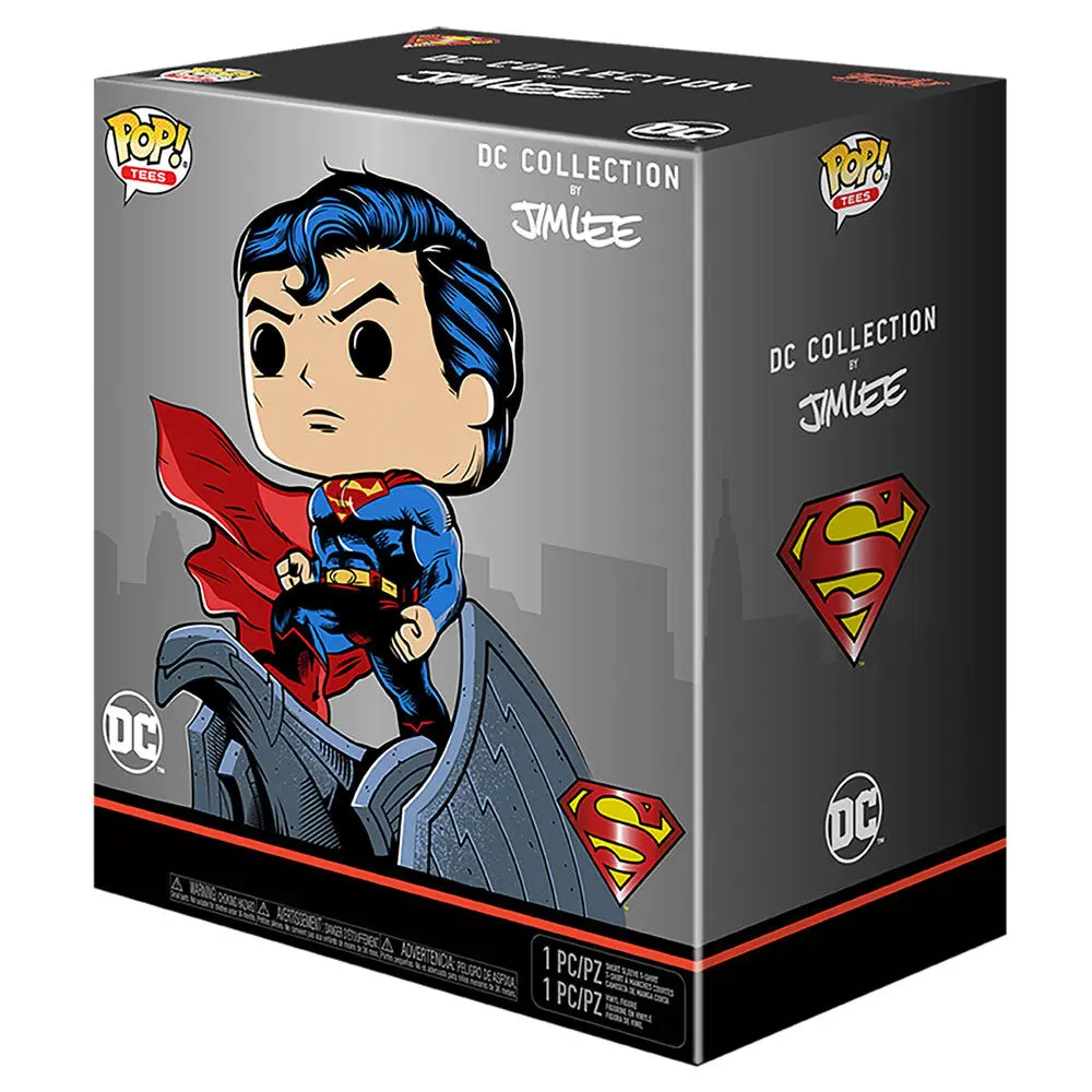 Funko POP & Tee DC Comics Jim Lee Superman figura i majica kutija fotografija proizvoda