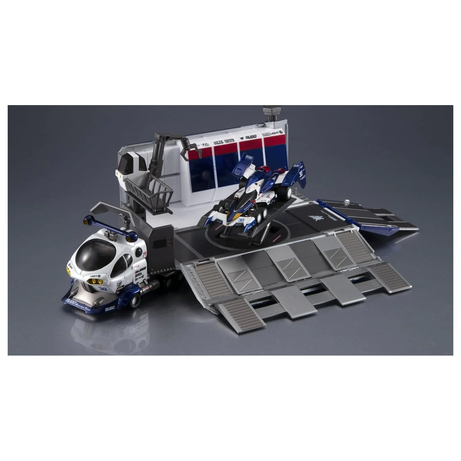 Future GPX Cyber Formula Collection vozila, pakiranje od 2 komada, Sugolegerd 10V5000 & Super Asurada 01 Circuit Mode Heritage Edition DX 22 cm fotografija proizvoda