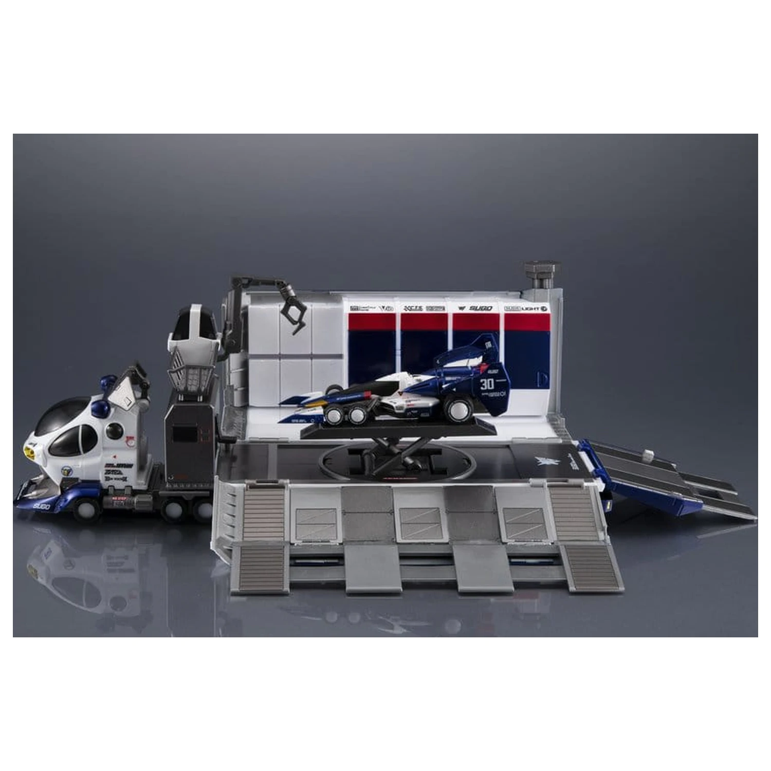 Future GPX Cyber Formula Collection vozila, pakiranje od 2 komada, Sugolegerd 10V5000 & Super Asurada 01 Circuit Mode Heritage Edition DX 22 cm fotografija proizvoda