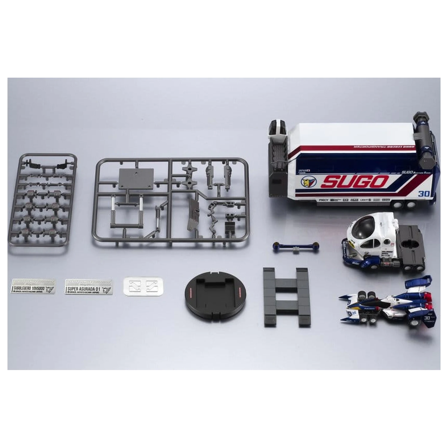 Future GPX Cyber Formula Collection vozila, pakiranje od 2 komada, Sugolegerd 10V5000 & Super Asurada 01 Circuit Mode Heritage Edition DX 22 cm fotografija proizvoda