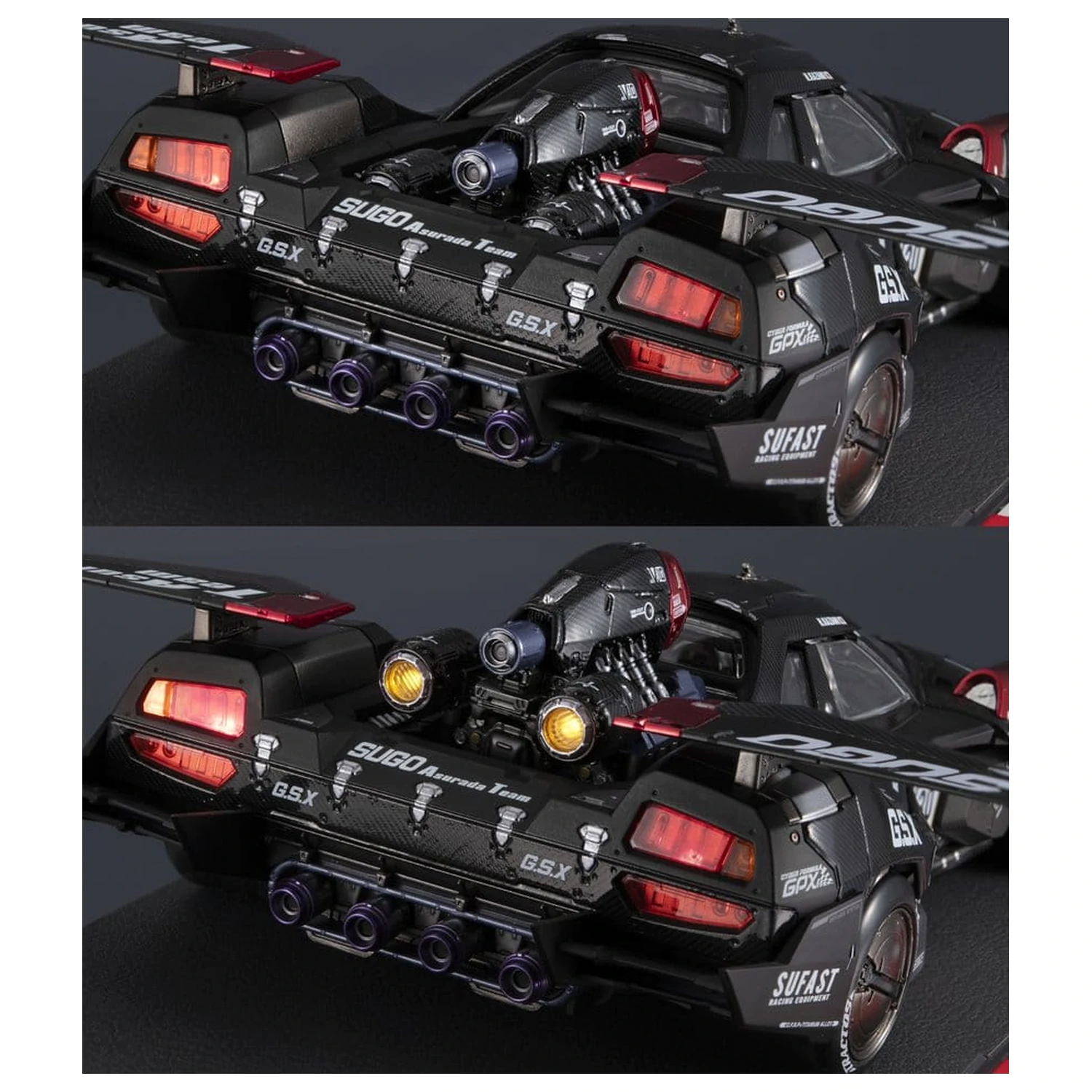 Future GPX Cyber Formula Promjenjivi akcijski Hi-SPEC United Vehicle Asurada G.S.X RS SIREN 26 cm fotografija proizvoda