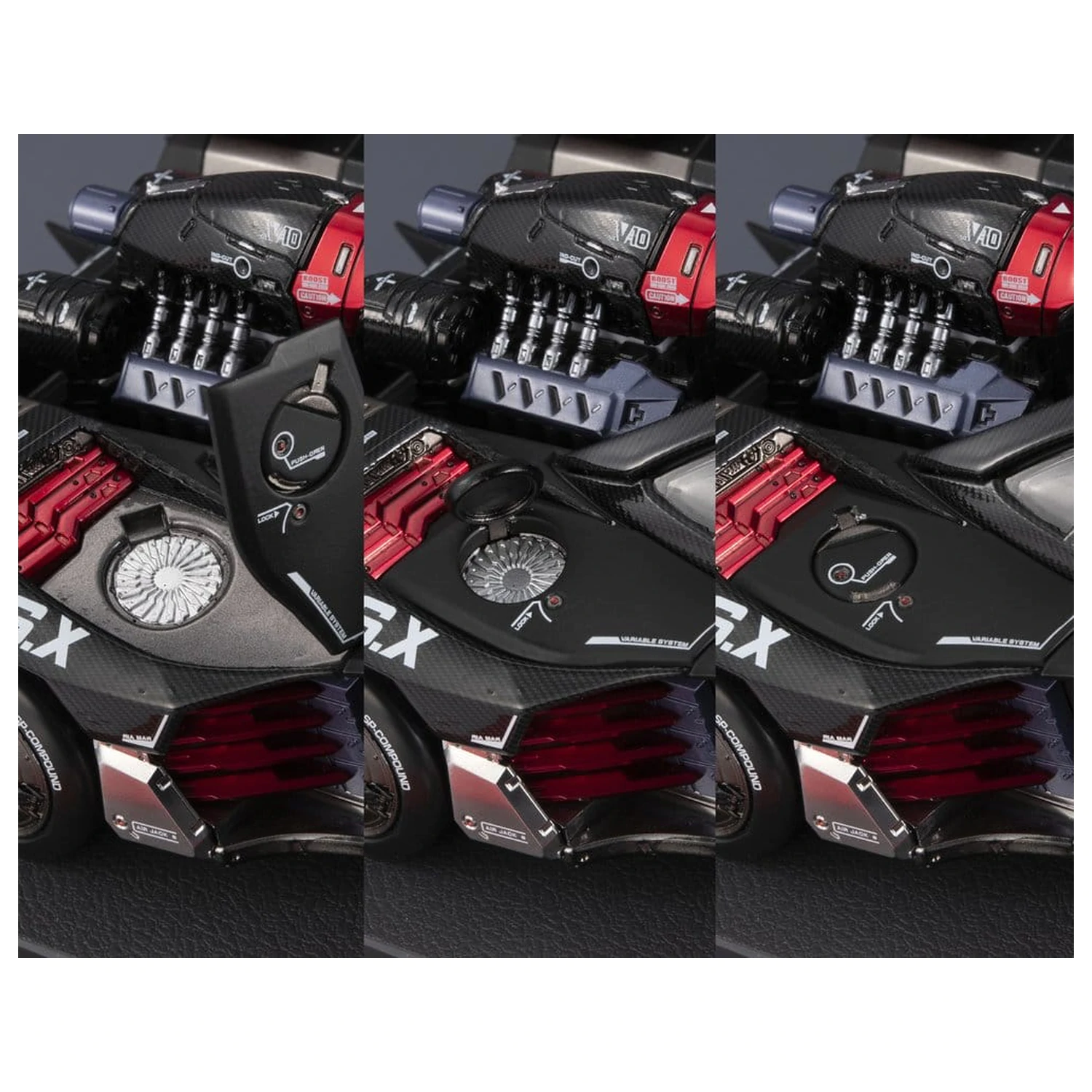 Future GPX Cyber Formula Promjenjivi akcijski Hi-SPEC United Vehicle Asurada G.S.X RS SIREN 26 cm fotografija proizvoda