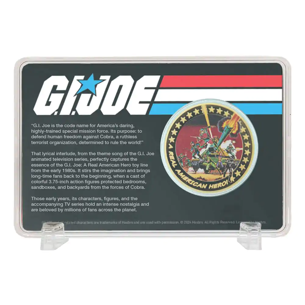 G.I. Joe Collectable kovanica Pravi američki heroj 60. obljetnica 24k pozlaćena Limited Edition fotografija proizvoda