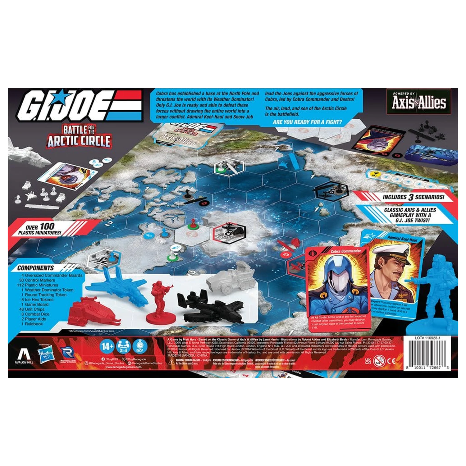 G.I. Joe društvena igra Battle for the Arctic Circle powered by Axis & Allies *English Version* fotografija proizvoda