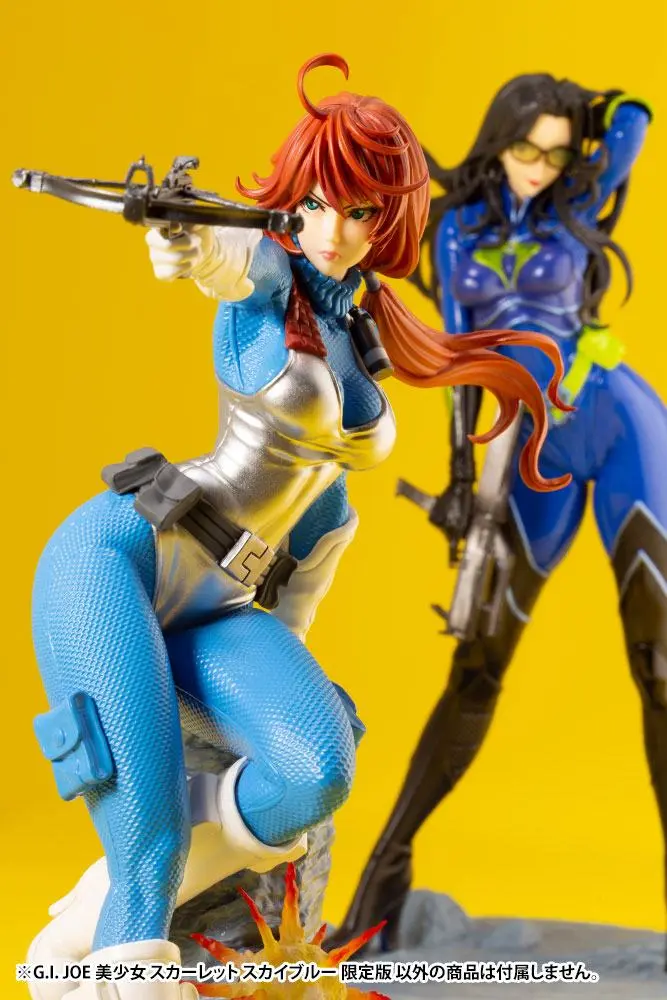 G.I. Joe Bishoujo PVC kip 1/7 Scarlett 25th Anniversary Sky Blue Color Ver. 23 cm fotografija proizvoda