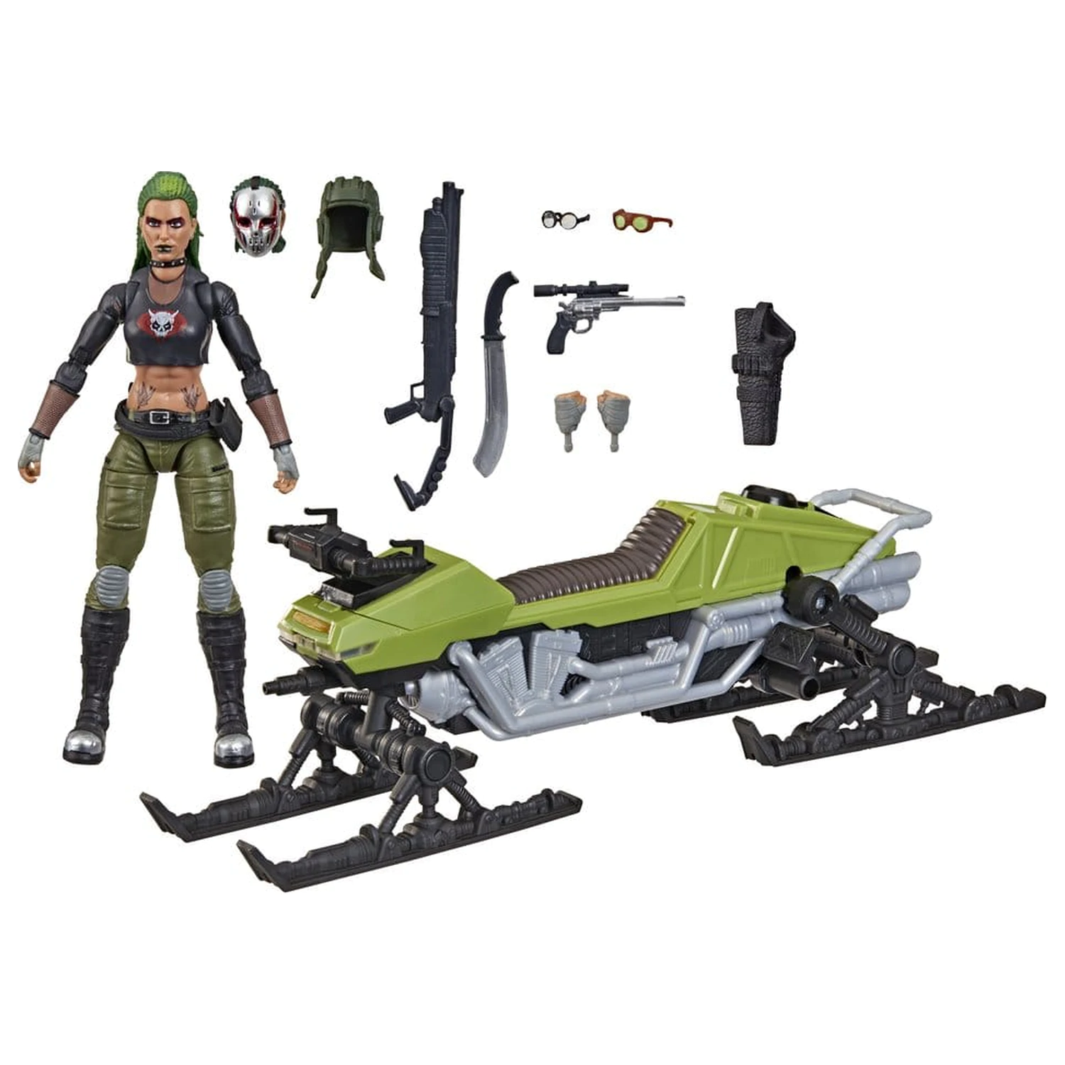 G.I. Joe Classified Series Akcijska figura i set vozila #194 Zanya and Dreadnok Chameleon (Swamp Skier) 15 cm fotografija proizvoda