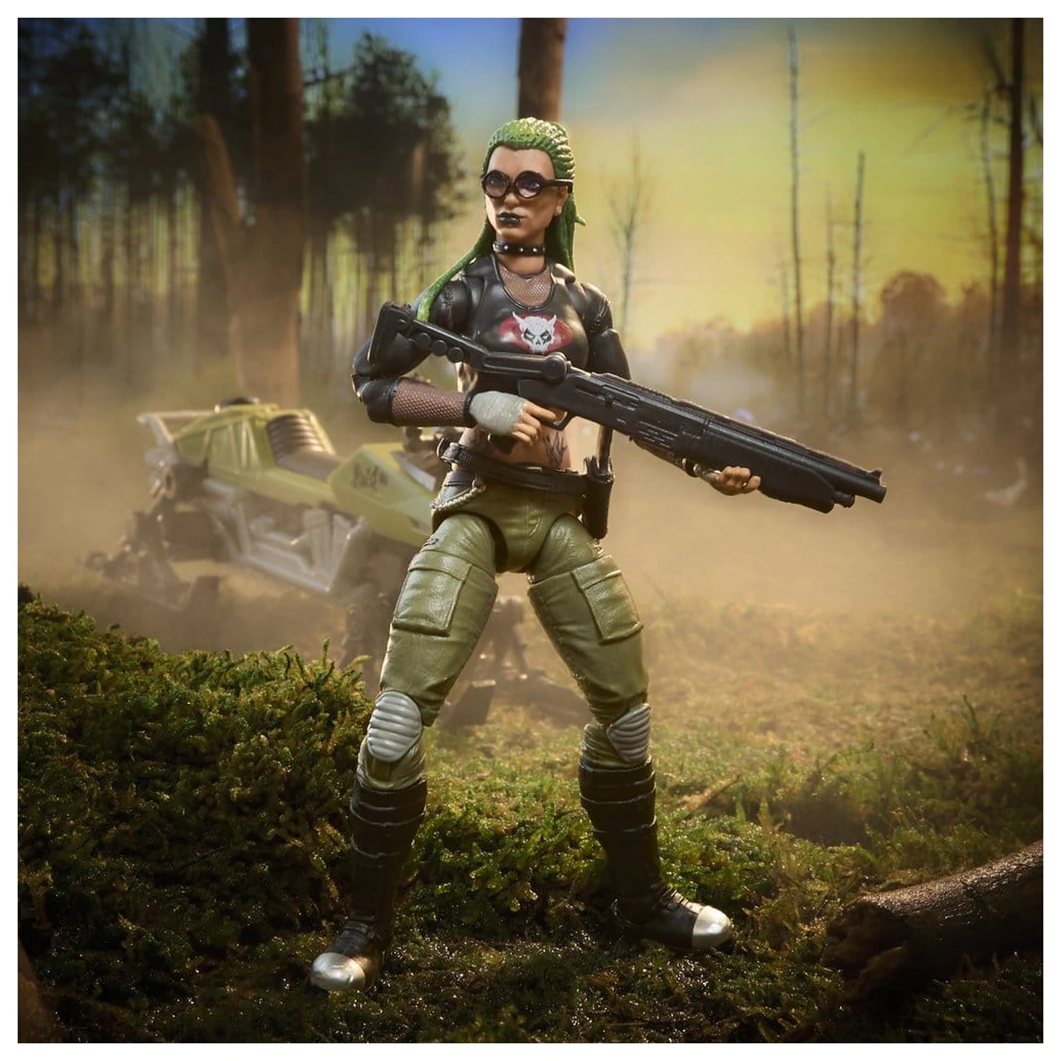 G.I. Joe Classified Series Akcijska figura i set vozila #194 Zanya and Dreadnok Chameleon (Swamp Skier) 15 cm fotografija proizvoda