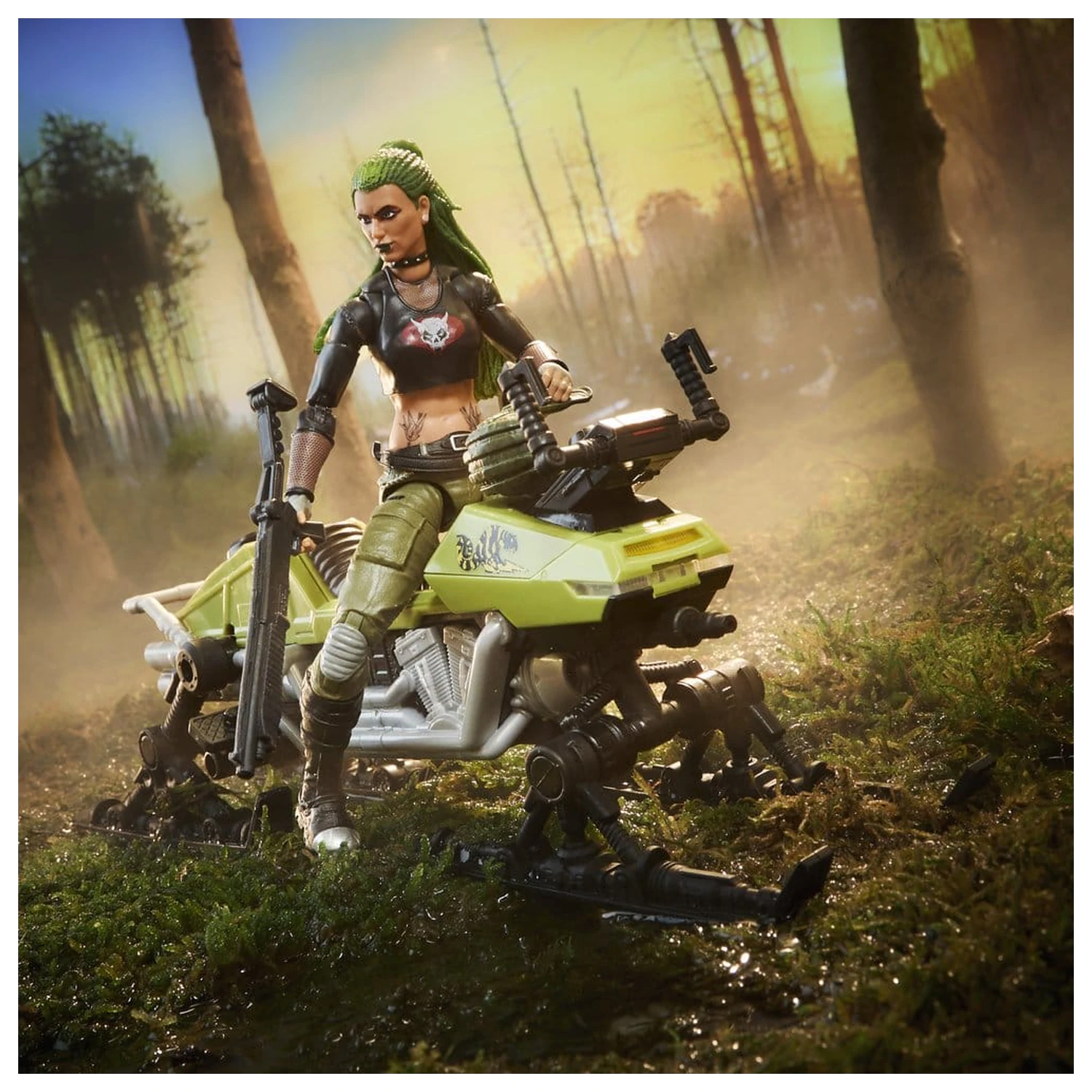 G.I. Joe Classified Series Akcijska figura i set vozila #194 Zanya and Dreadnok Chameleon (Swamp Skier) 15 cm fotografija proizvoda