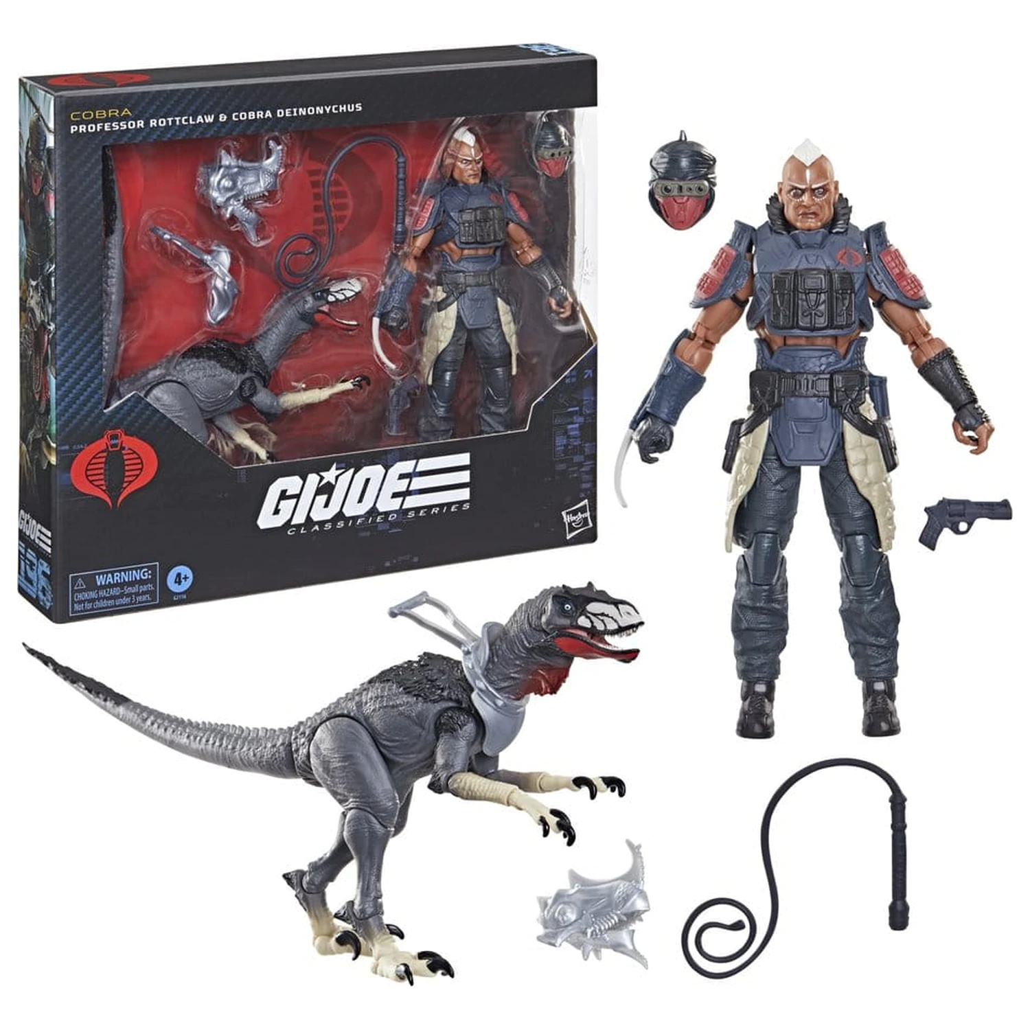 G.I. Joe Classified Series Akcijske Figure Dvostruko Pakiranje #196 Professor Rottclaw & Cobra Deinonychus 15 cm fotografija proizvoda