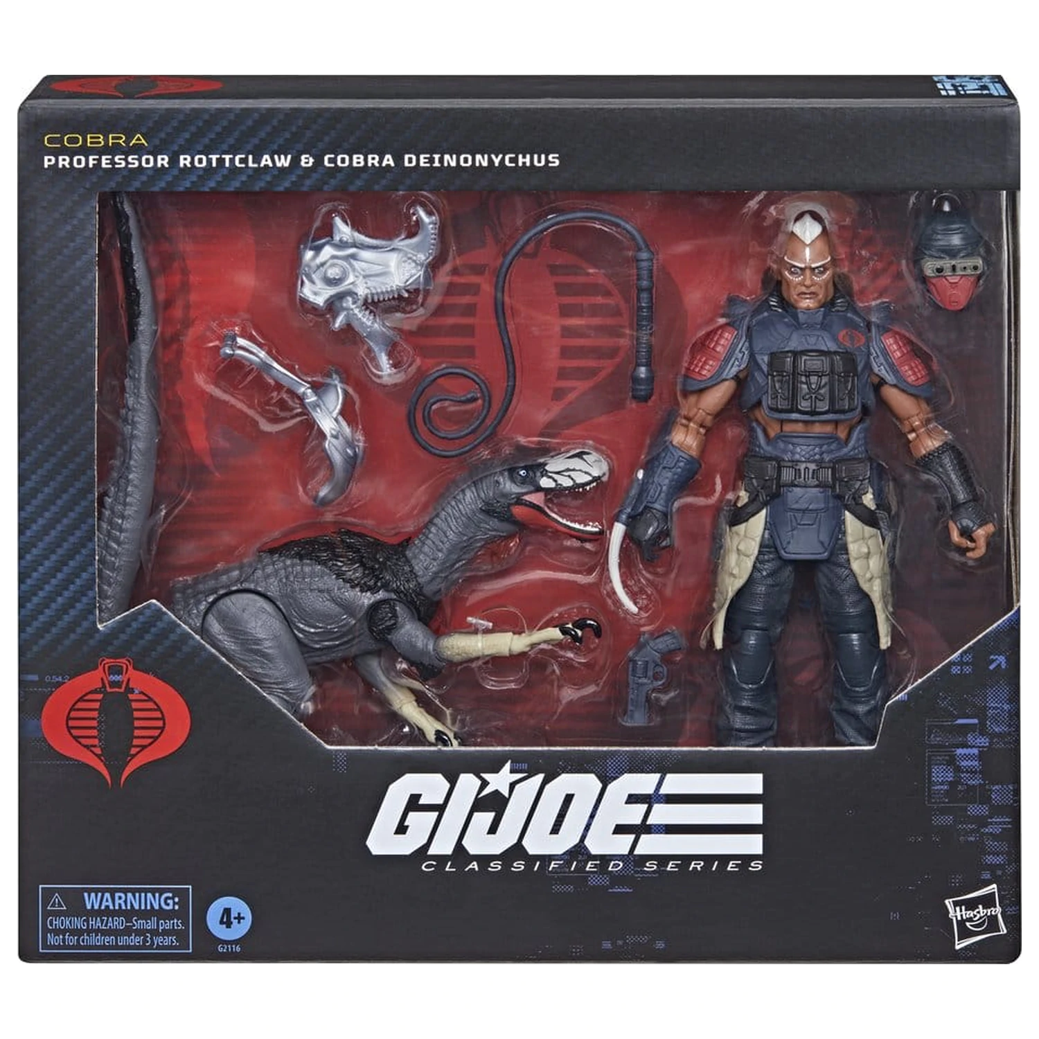 G.I. Joe Classified Series Akcijske Figure Dvostruko Pakiranje #196 Professor Rottclaw & Cobra Deinonychus 15 cm fotografija proizvoda