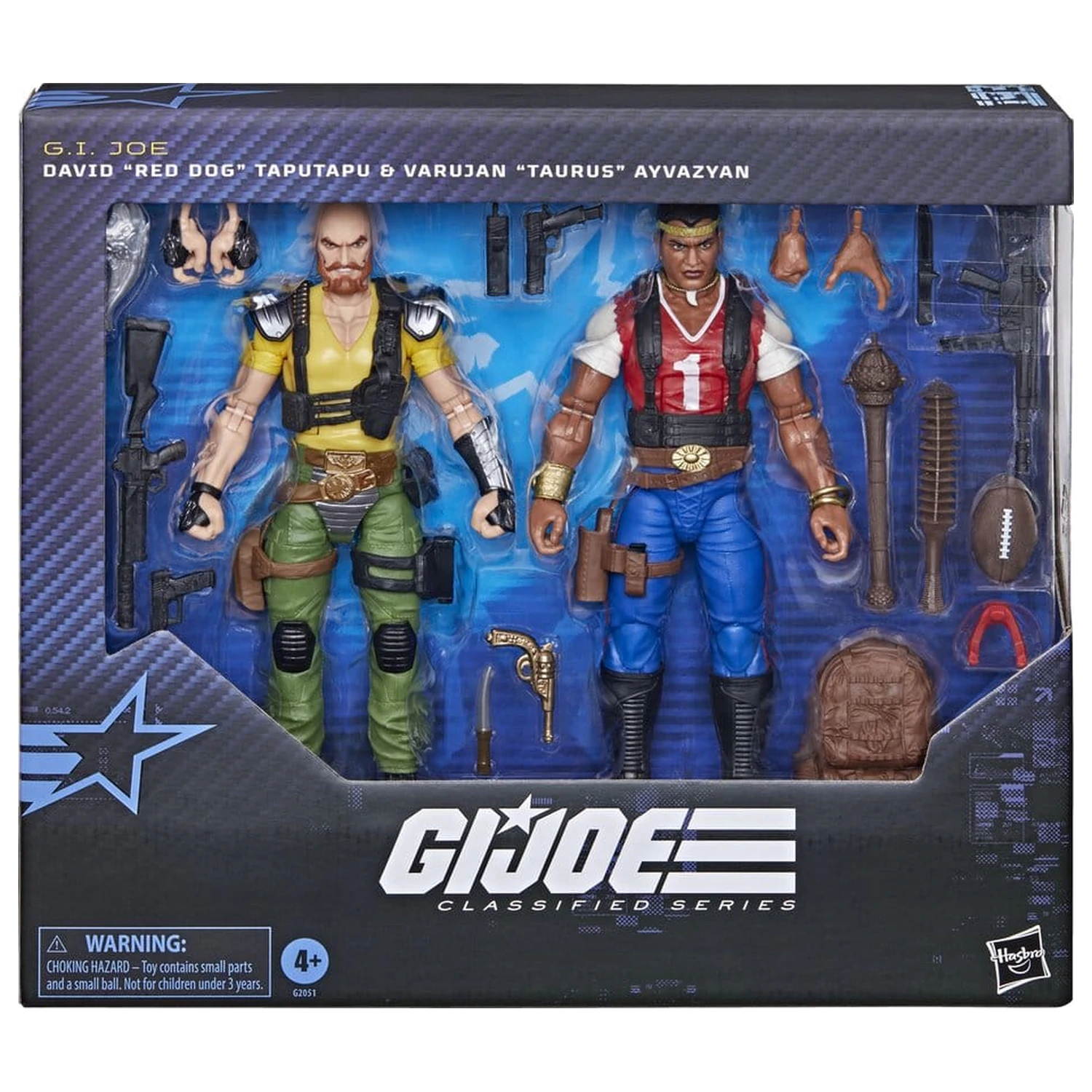 G.I. Joe Classified Series Akcijska figura 2-Pack #193 David "Red Dog" Taputapu & Varujan "Taurus" Ayvazyan 15 cm fotografija proizvoda