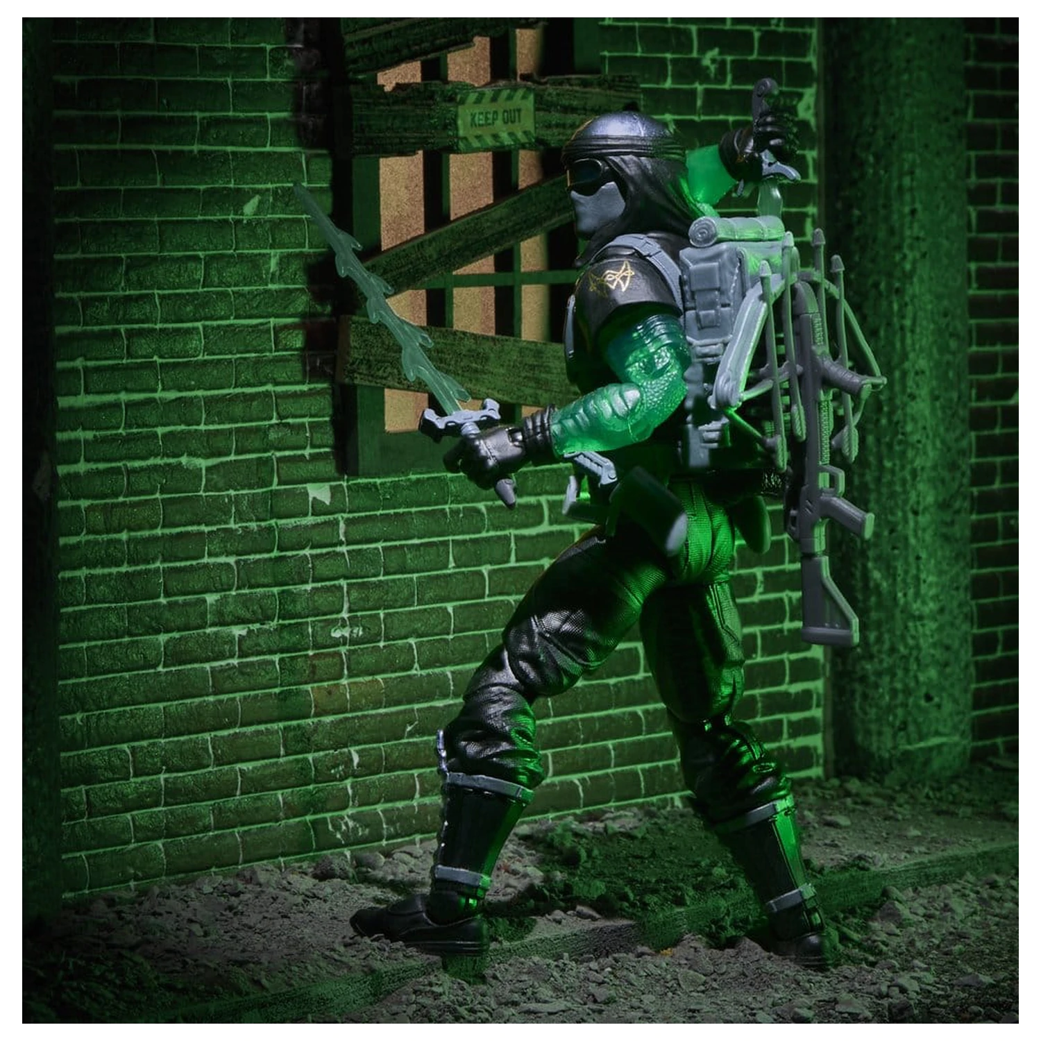 G.I. Joe Classified Series Akcijska figura #202 Night-Creeper (D.I.R.E. Tech) 15 cm fotografija proizvoda