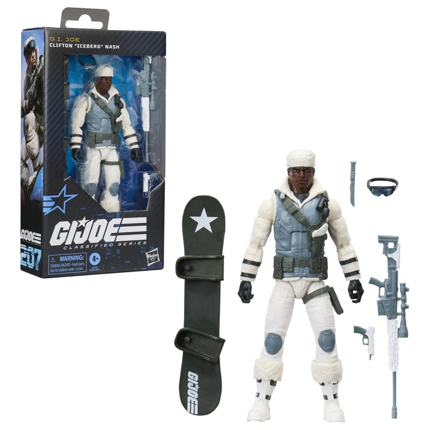 G.I. Joe Classified Series Akcijska figura #207 Clifton "Iceberg" Nash 15 cm fotografija proizvoda