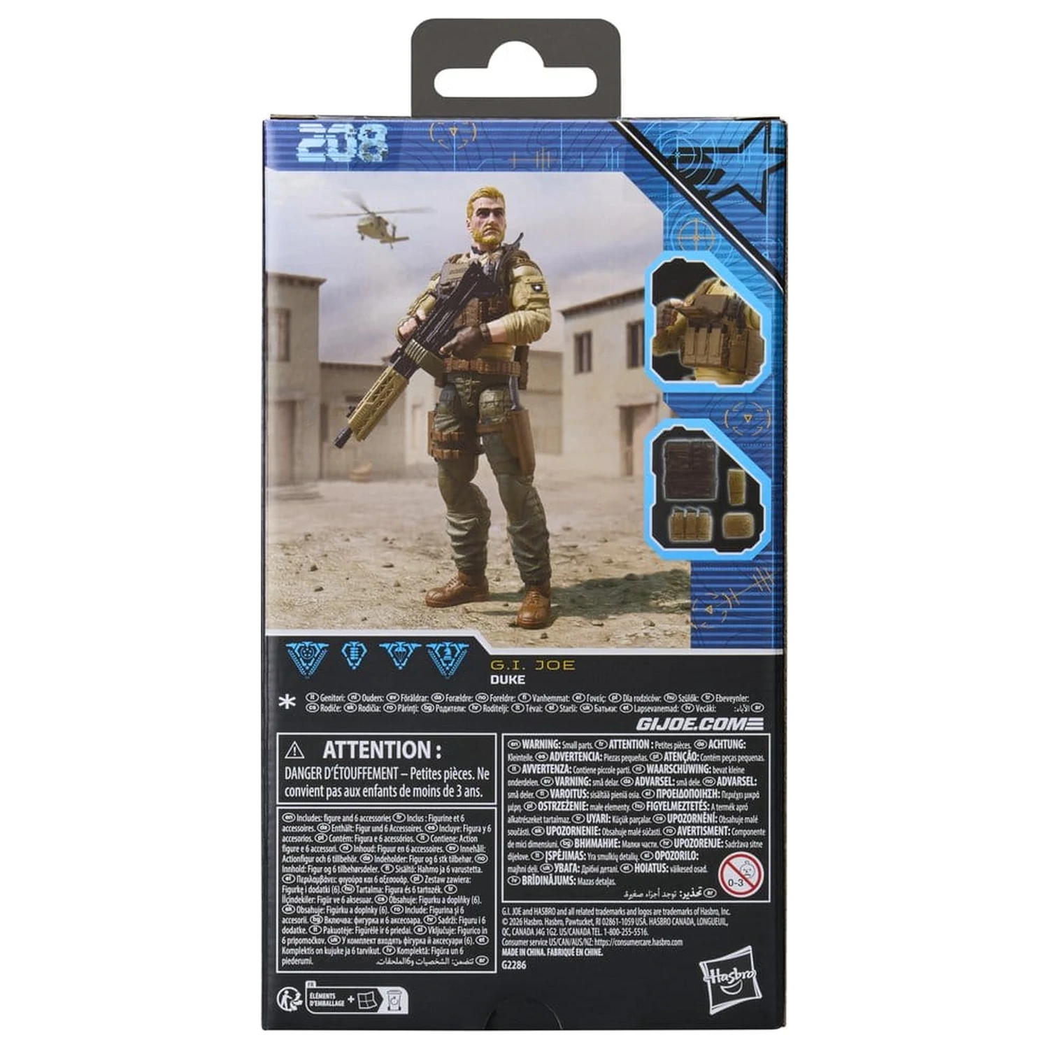 G.I. Joe Classified Series Akcijska figura #208 Duke 15 cm fotografija proizvoda