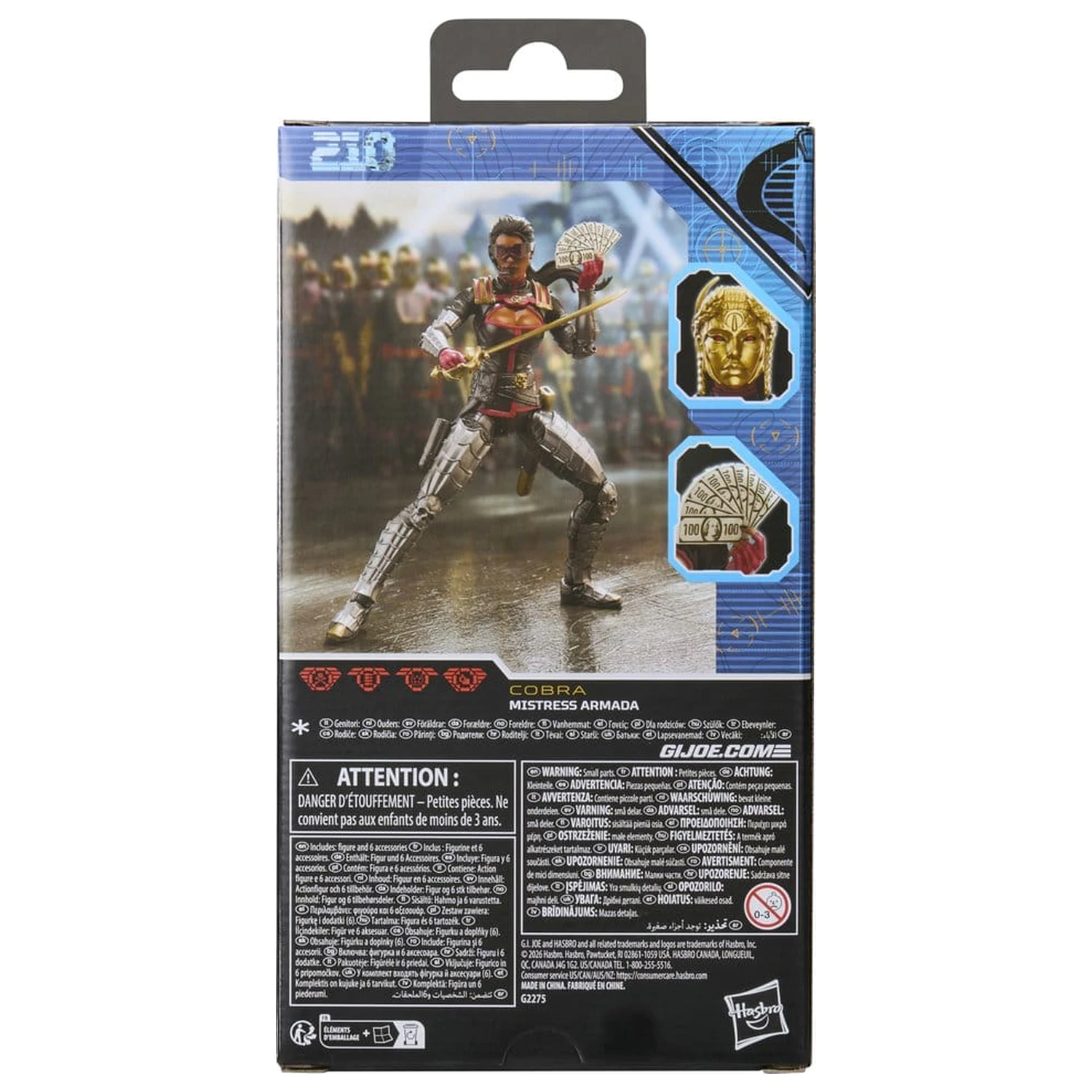 G.I. Joe Classified Series Akcijska figura #210 Mistress Armada 15 cm fotografija proizvoda
