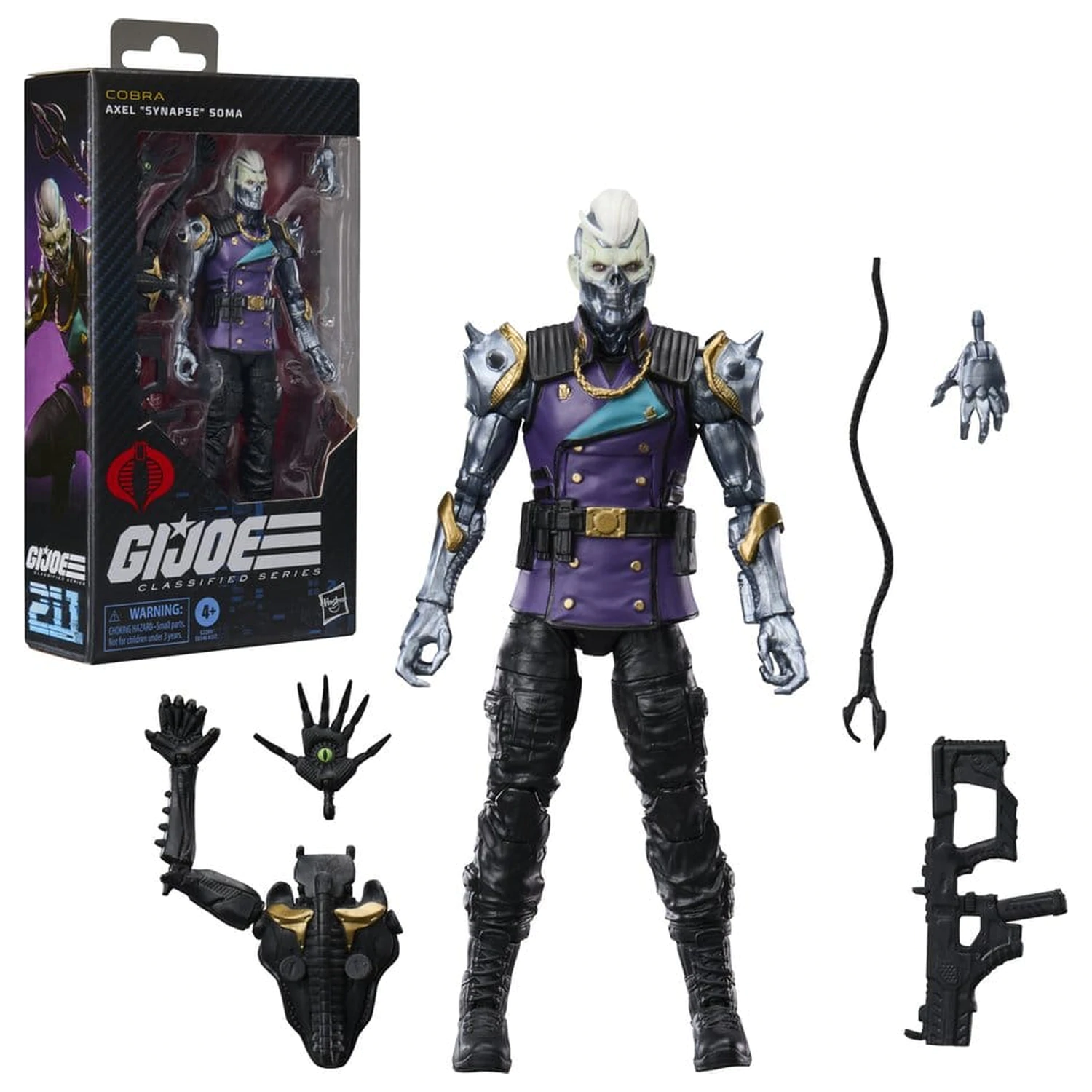 G.I. Joe Classified Series Akcijska figura #211 Axel "Synapse" Soma 15 cm fotografija proizvoda