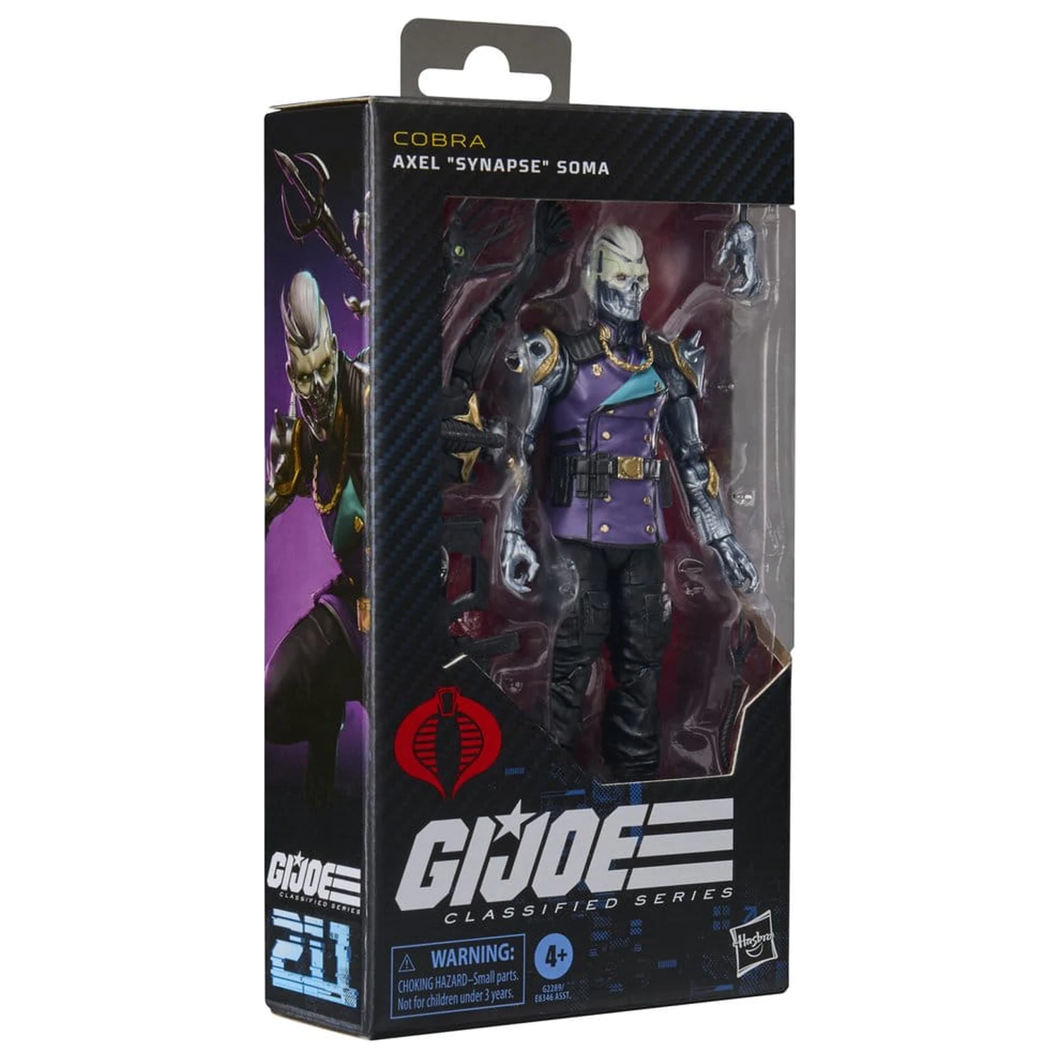 G.I. Joe Classified Series Akcijska figura #211 Axel "Synapse" Soma 15 cm fotografija proizvoda