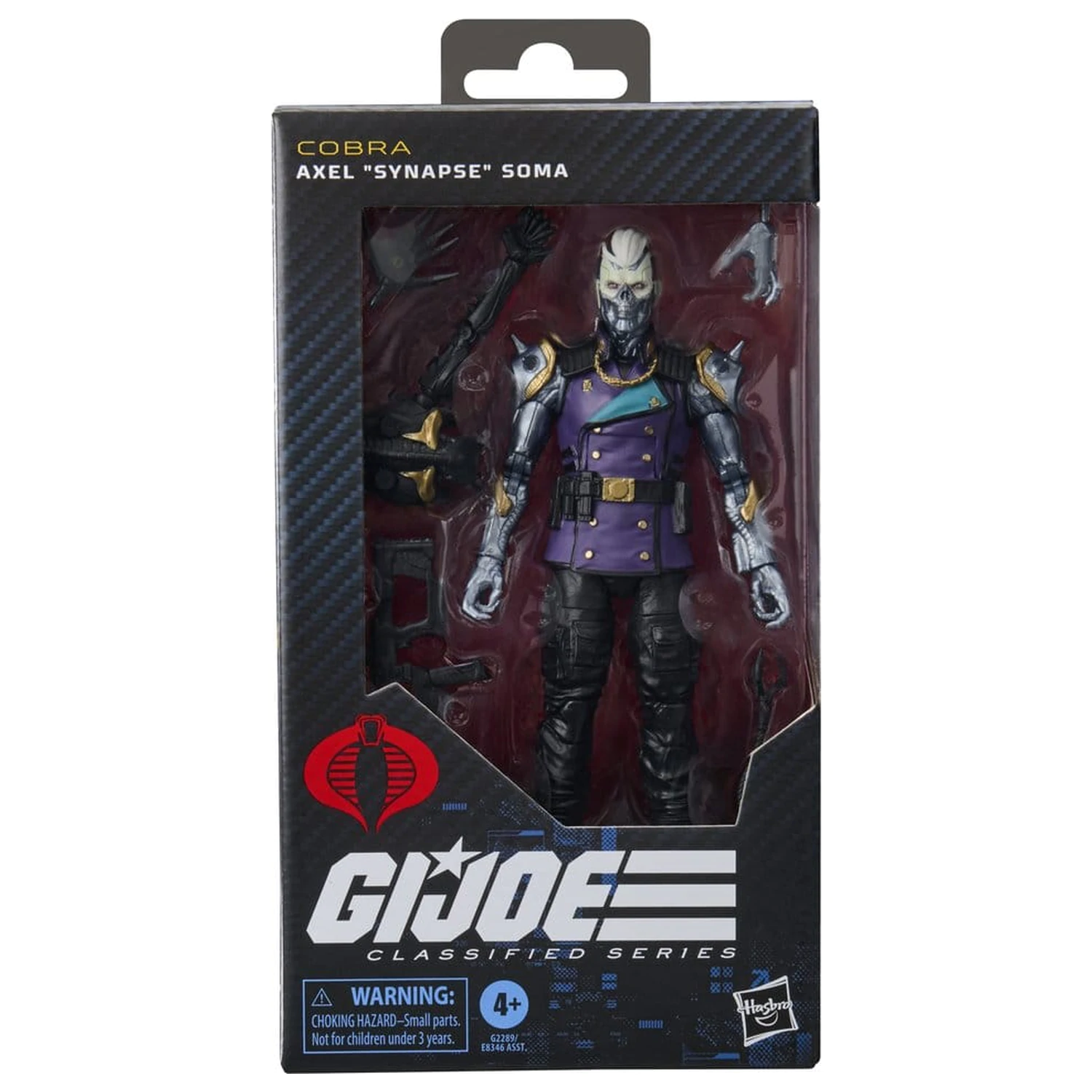 G.I. Joe Classified Series Akcijska figura #211 Axel "Synapse" Soma 15 cm fotografija proizvoda