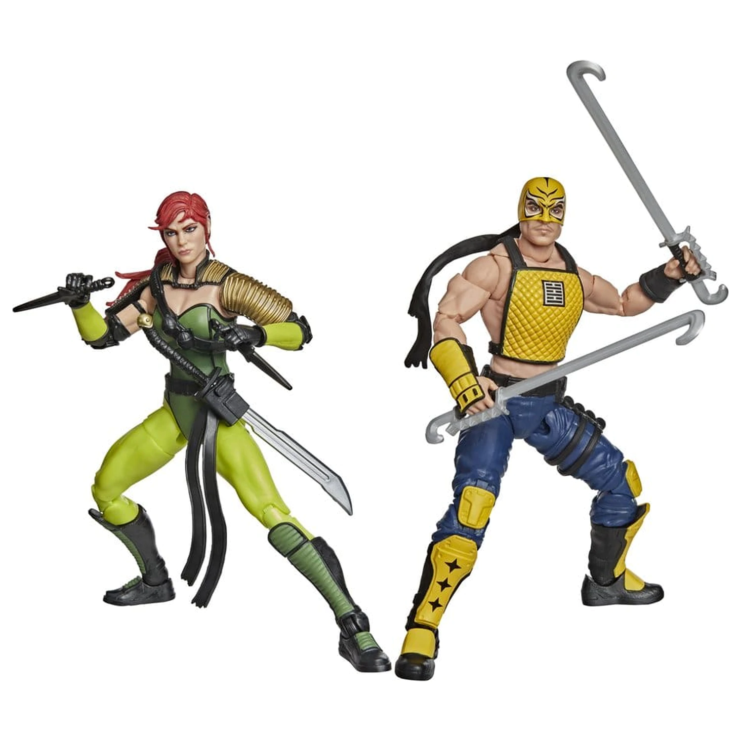 G.I. Joe Classified Series Akcijska figura dvostruko pakiranje #212 Ninja Force Scarlett & T'Jbang 15 cm fotografija proizvoda