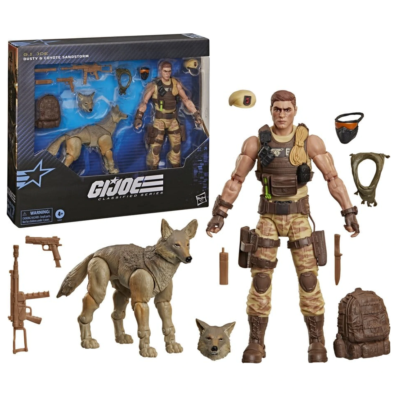 G.I. Joe Classified Series Akcijska figura #217 Dusty & Coyote Sandstorm 15 cm fotografija proizvoda
